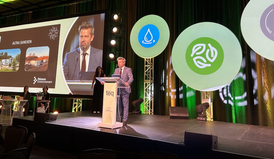 SANEXEN remporte le prix Distinction du Secteur de l’eau de Réseau Environnement