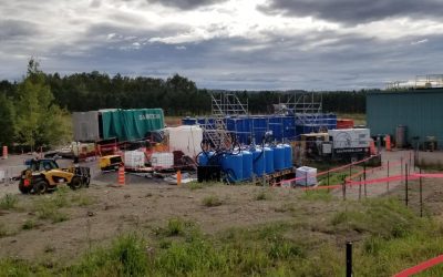 Dragage d’un basin de sédimentation de Rio Tinto Alcan